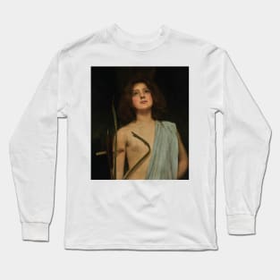 A Young Saint by John William Waterhouse Long Sleeve T-Shirt